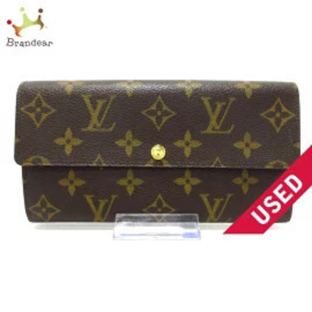 LOUIS VUITTON Portefeuille Sarah Long Wallet Monogram Canvas